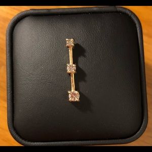 Vintage 14K Yellow Gold (not plated!) Past.Present.Future Diamond Pendant